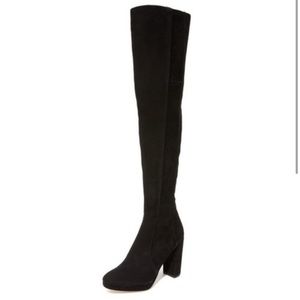 DVF BARI OVER THE KNEE SUEDE BOOTS 9.5